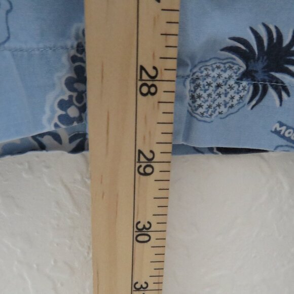 Old Navy*Men's Short Sleeve Button Down Straight Hem Pocket Hawaiian Shirt~Large - Picture 7 of 11